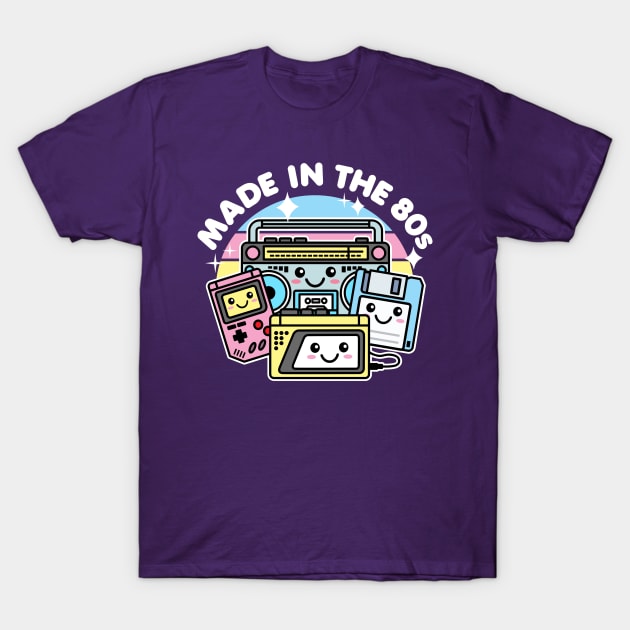 Made in the 80s Cute Kawaii Art T-Shirt by DetourShirts